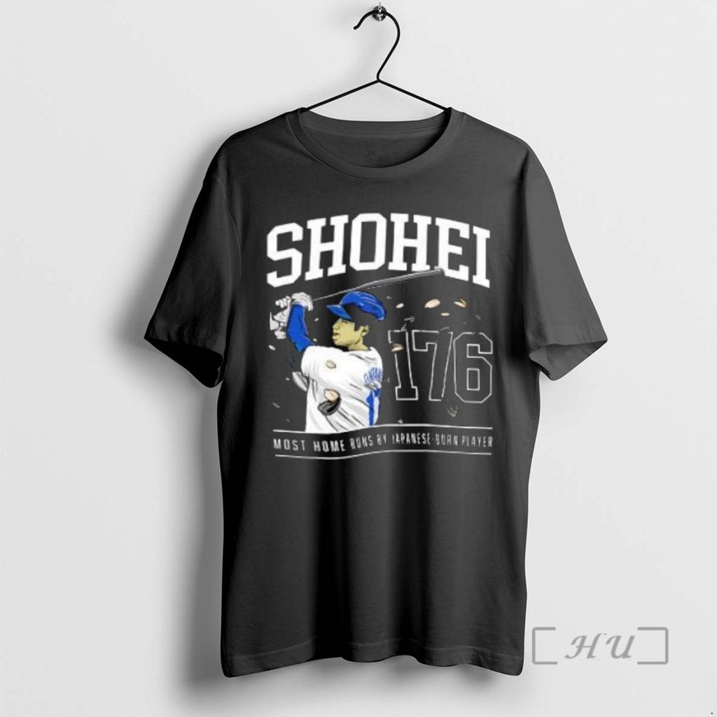 Officials Shohei 176 Home Runs Celebration Dodgers Baseball T Shirt Sweater