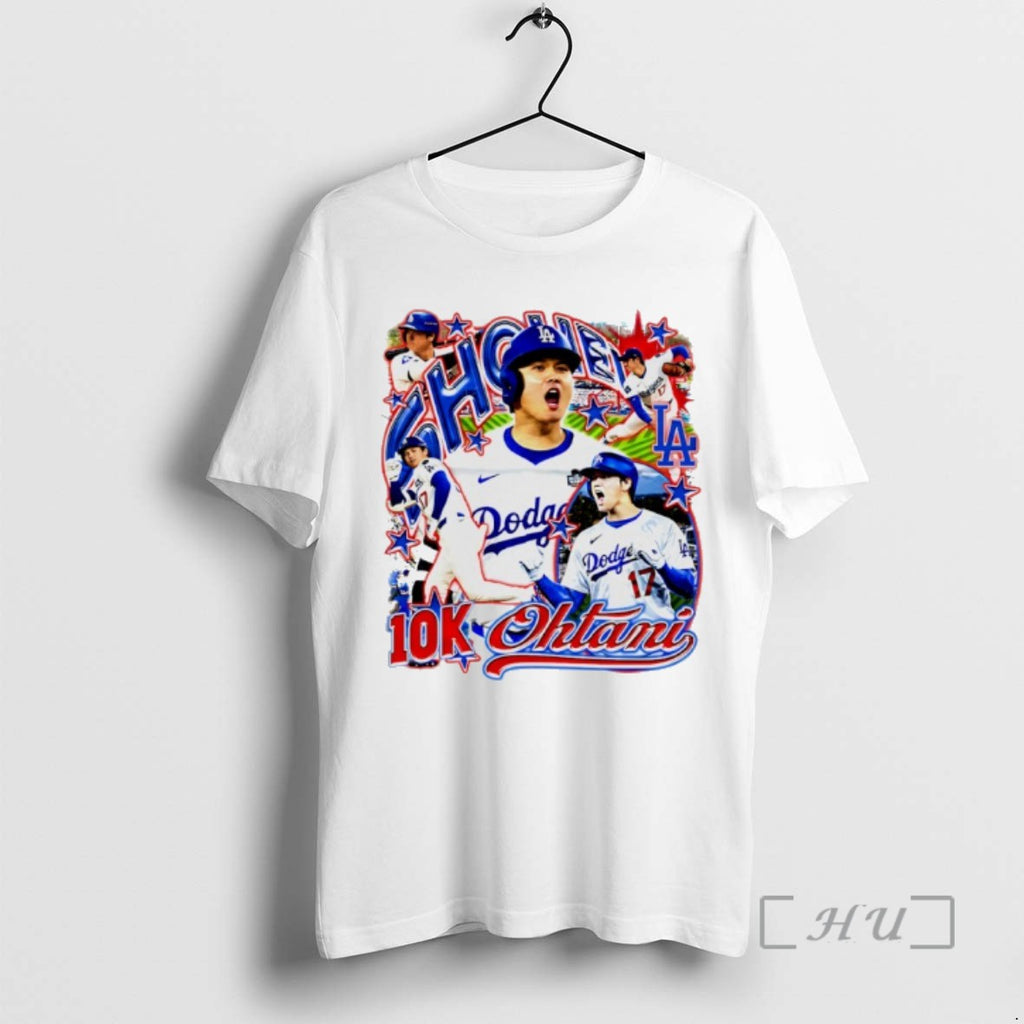 Officials Shohei Ohtani 10k Los Angeles Dodgers Graphic Tee Shirt Sweater