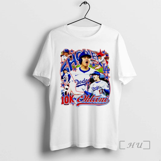 Officials Shohei Ohtani 10k Los Angeles Dodgers Graphic Tee Shirt Sweater