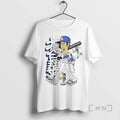 Officials Shohei Ohtani 1st 50 50 Season Los Angeles Dodgers Caricature Premium T Shirts Sweater