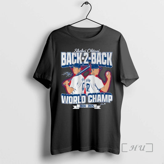 Officials Shohei Ohtani Back To Back World Champs 2025 Premium T Shirt Sweater