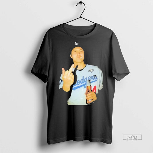 Officials Shohei Ohtani Funny Baseball Quotes We Dont Give A Fuck Premium Tee Shirt Sweater