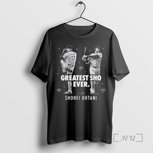 Officials Shohei Ohtani Greatest Sho Ever Signature Premium T Shirt Sweater