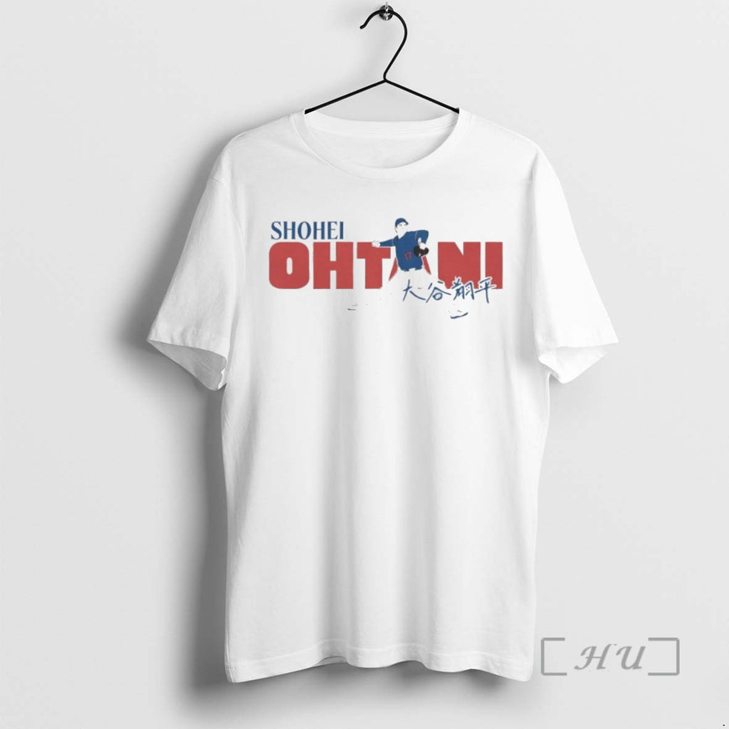 Officials Shohei Ohtani Kanji Signature T Shirt Sweater