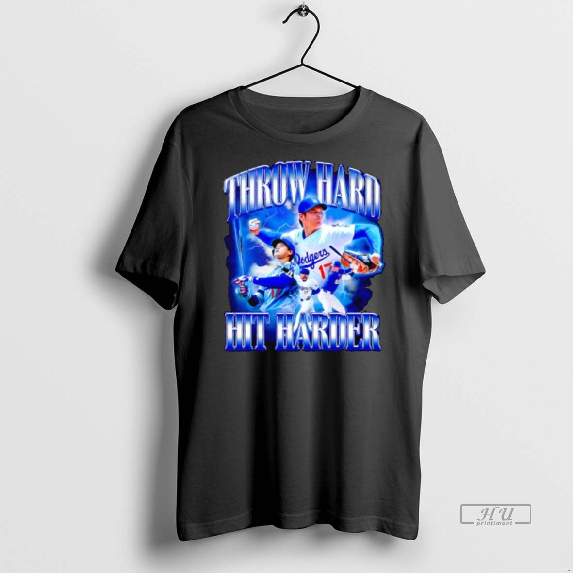 Officials Shohei Ohtani La Dodgers Throw Hard Hit Harder Tee Shirt Sweater