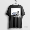 Officials Shohei Ohtani Los Angeles Dodgers Player Standing Vintage Car Photograph Premium Tee Shirt Sweater