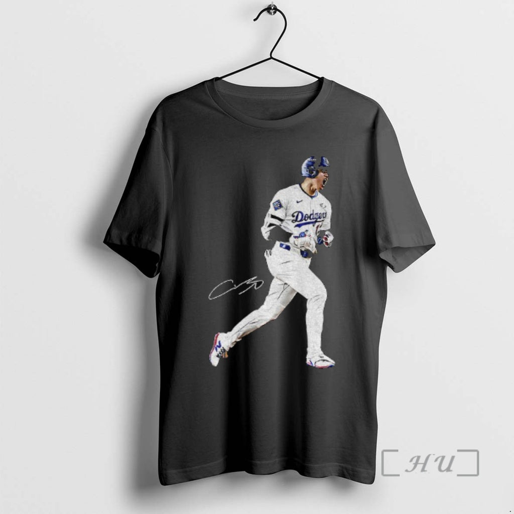 Officials Shohei Ohtani Mvp Los Angeles Dodgers Game 3 Baseball Mlb Signature Tee Shirt Sweater