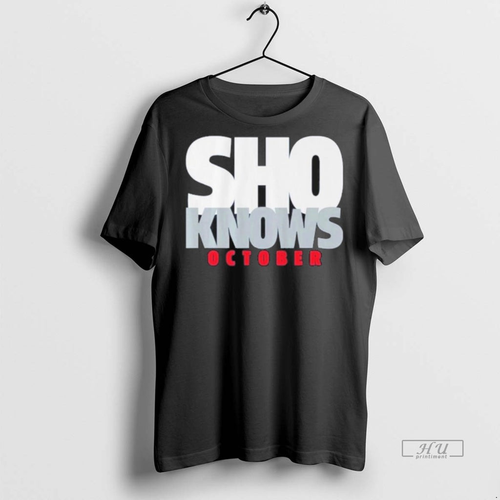Officials Shohei Ohtani Sho Knows October World Series Tee Shirt Sweater