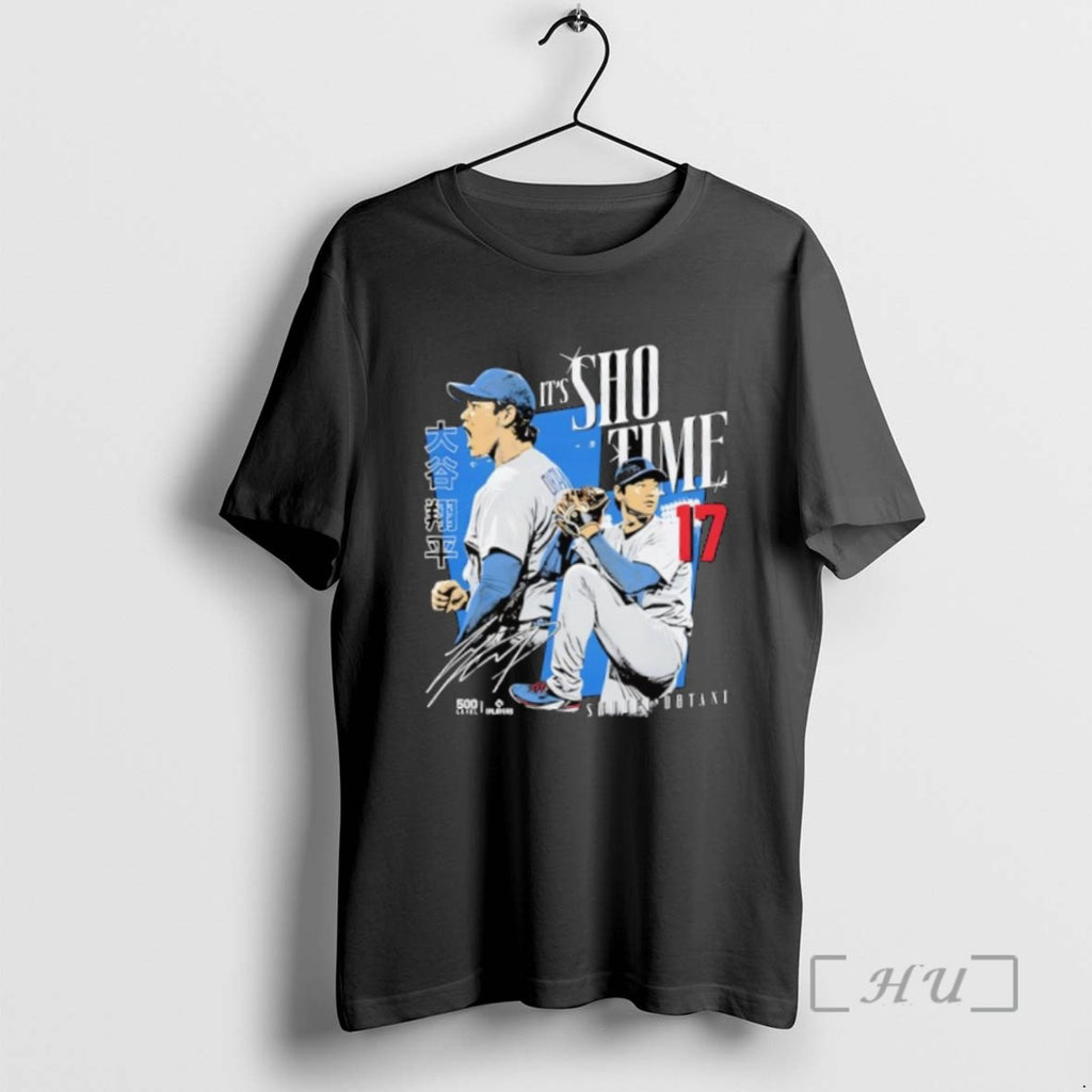 Officials Shohei Ohtani Sho Time Dodgers Signature Tee Shirt Sweater