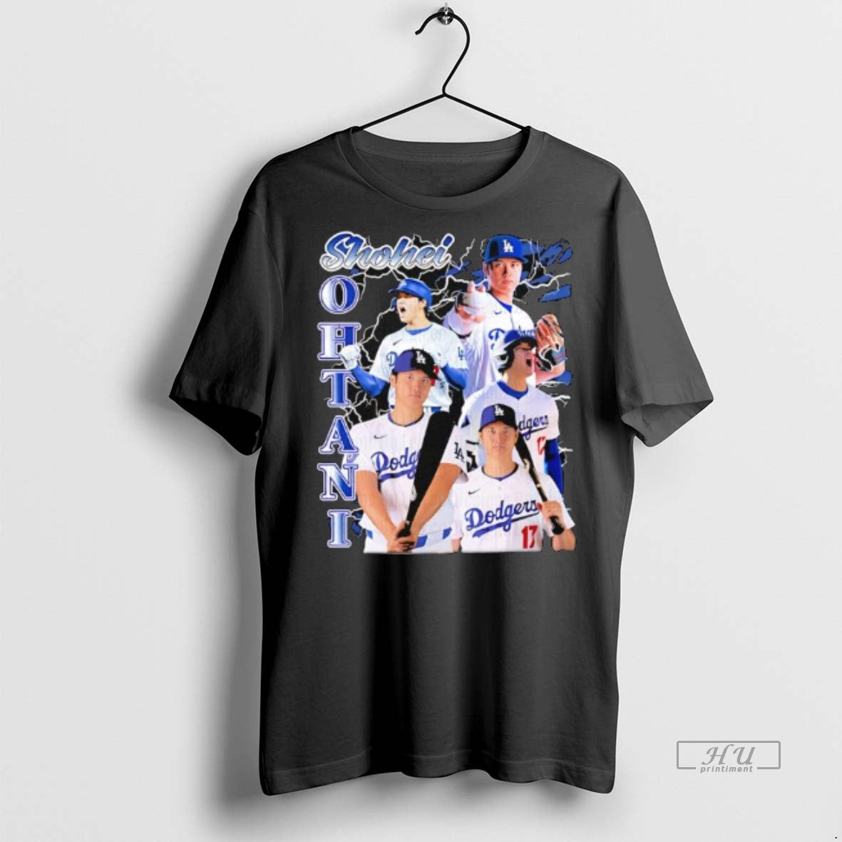 Officials Shohei Ohtani In A Los Angeles Dodgers Players Graphic Premium Tee Shirt Sweater