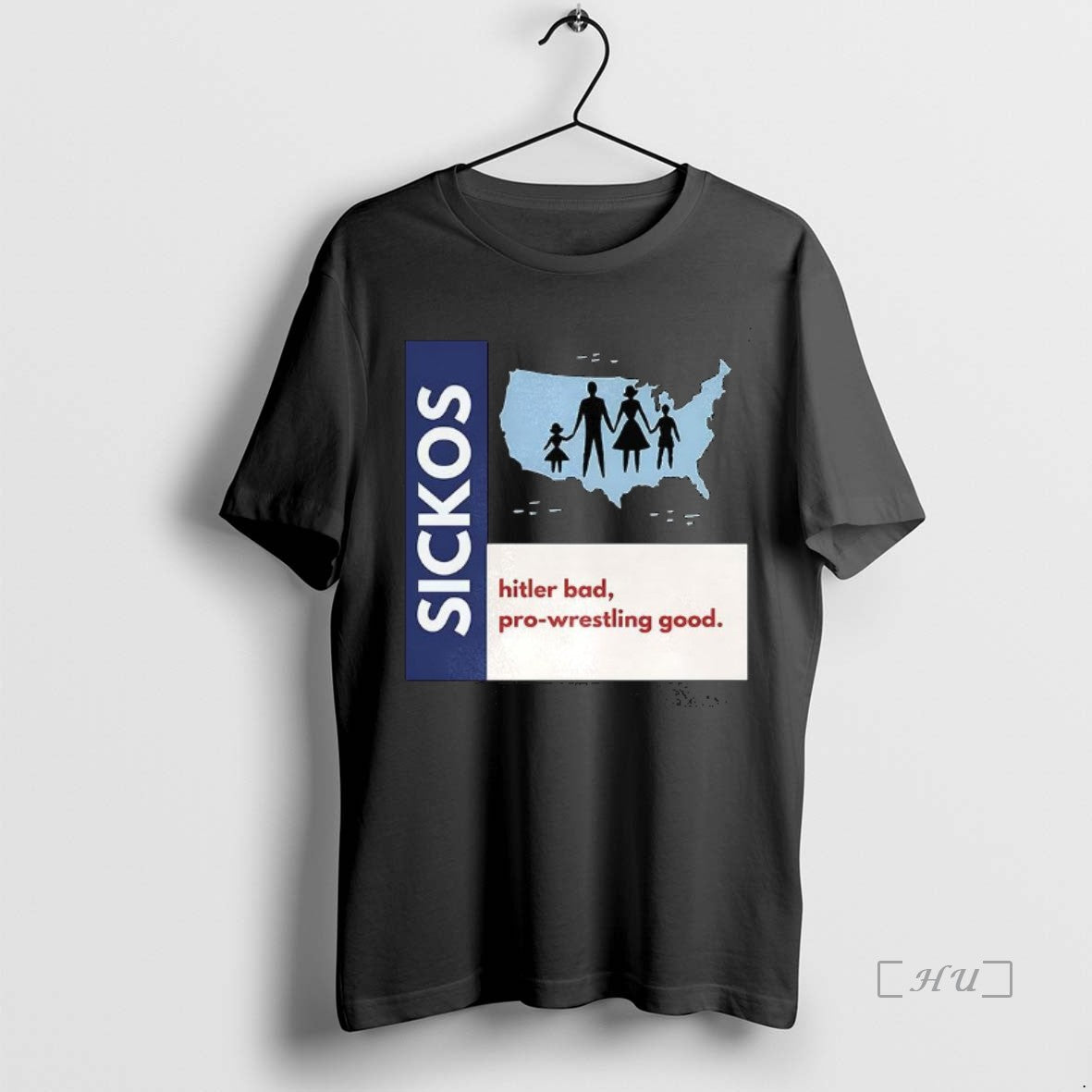 Officials Sickos Pro Wrestling Good Usa Map Premium T Shirt Sweater
