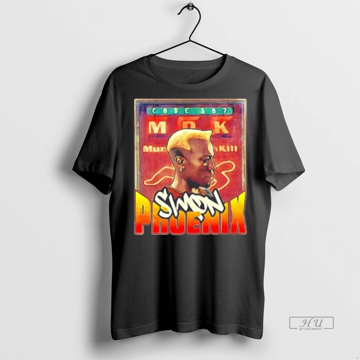 Officials Simon Phoenix Half Face Demolition Man Tee Shirt Sweater