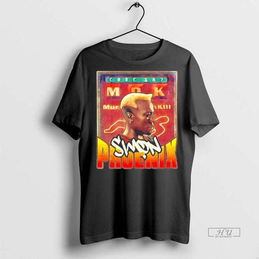 Officials Simon Phoenix Half Face Demolition Man Tee Shirt Sweater