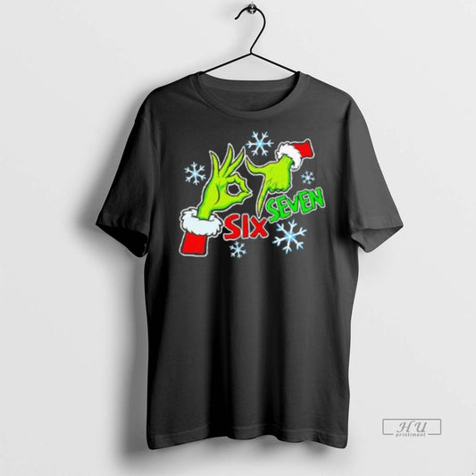 Officials Six Seven Grinch Christmas Premium Tee Shirt Sweater