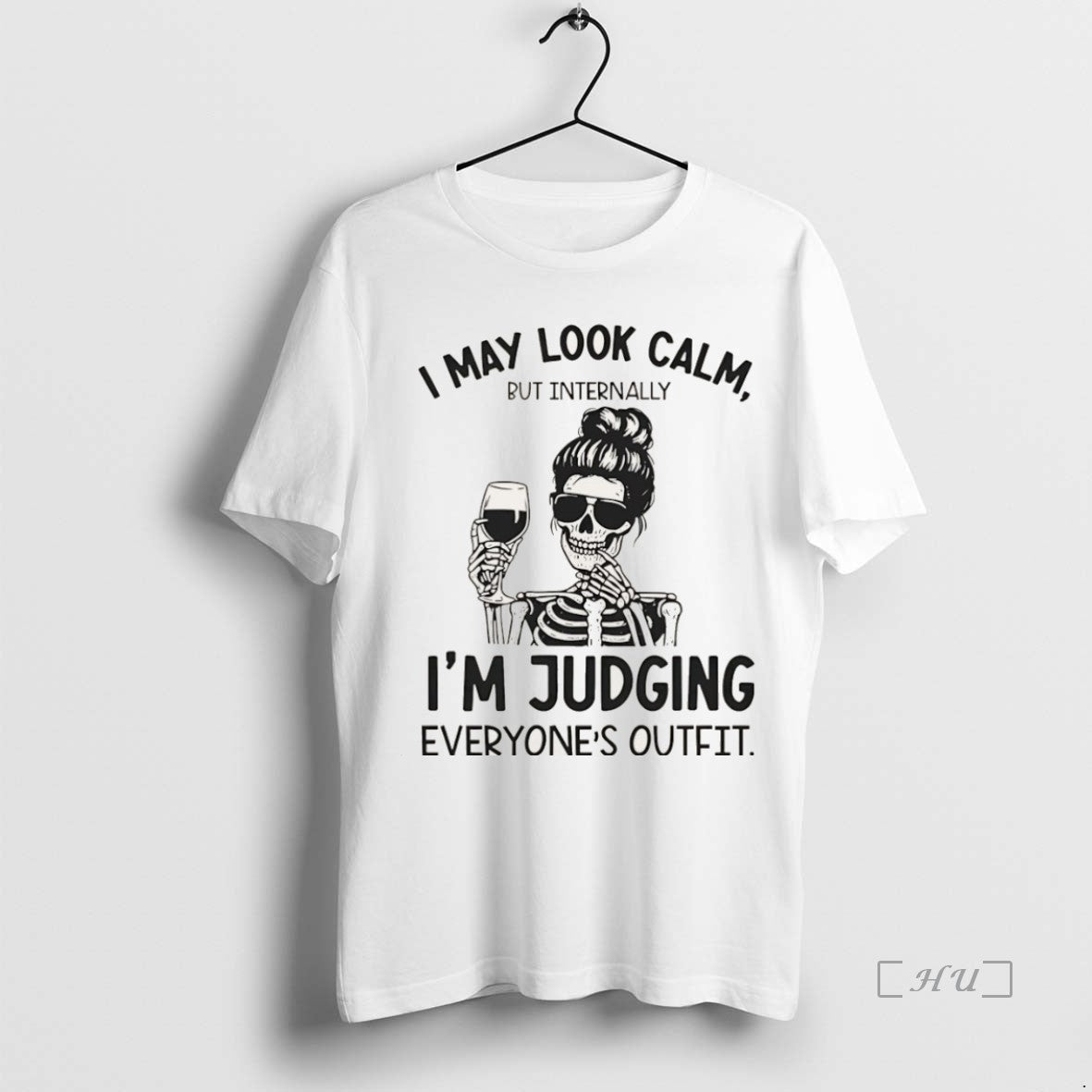 Officials Skeleton I May Look Calm But Internally Im Judging Everyones Outfit Christmas Premium