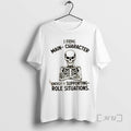 Officials Skeleton I Bring Main Character Energy To Supporting Role Situations Premium T Shirt Sweater