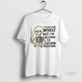 Officials Skeleton Id Explain Myself But Im Allergic To Stupid Questions Premium Tee Shirt Sweater