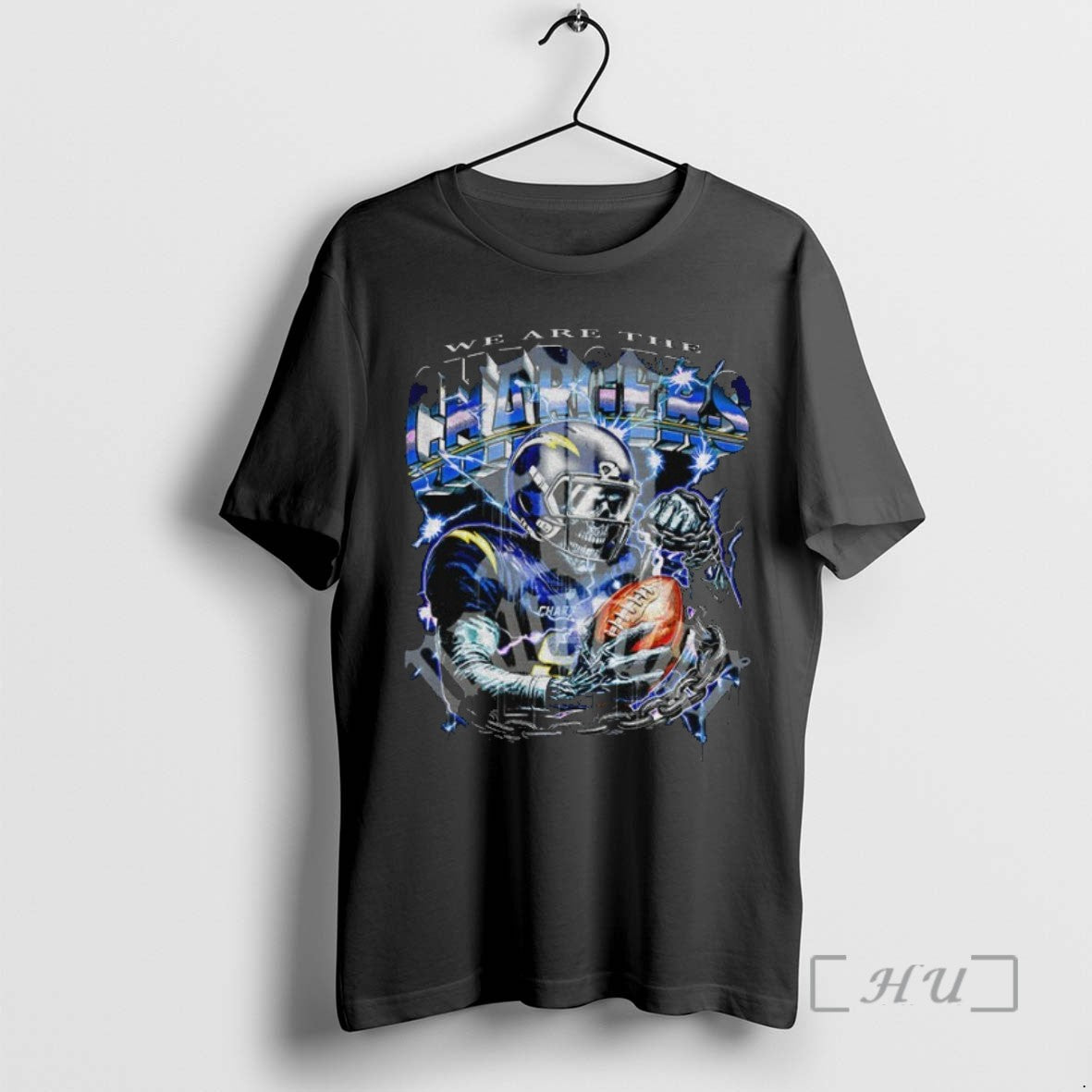 Officials Skeleton Los Angeles Chargers We Are The Chargers T Shirt Sweater