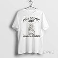 Officials Skeleton Girl Im A Cosmic Joke With Flawless Eyeliner Premium T Shirt Sweater