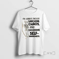 Officials Skeleton My Hobbies Include Sarcasm Chaos And Excessive Self Awareness Premium T Shirt Sweater