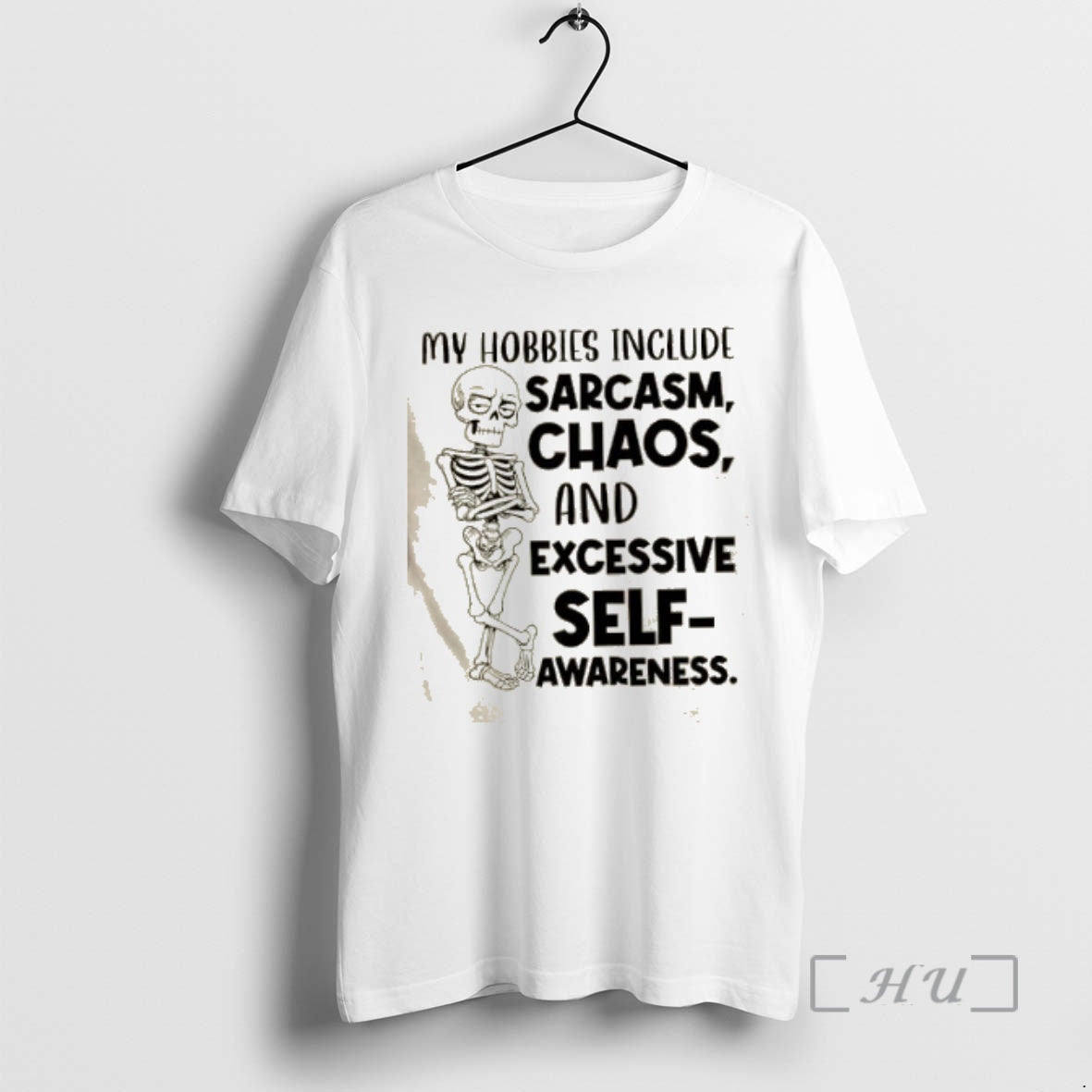 Officials Skeleton My Hobbies Include Sarcasm Chaos And Excessive Self Awareness Premium T Shirt Sweater