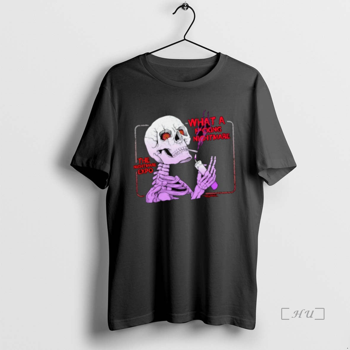 Officials Skeleton What A Fucking Nightmare The Nightmare Expo Premium T Shirt Sweater