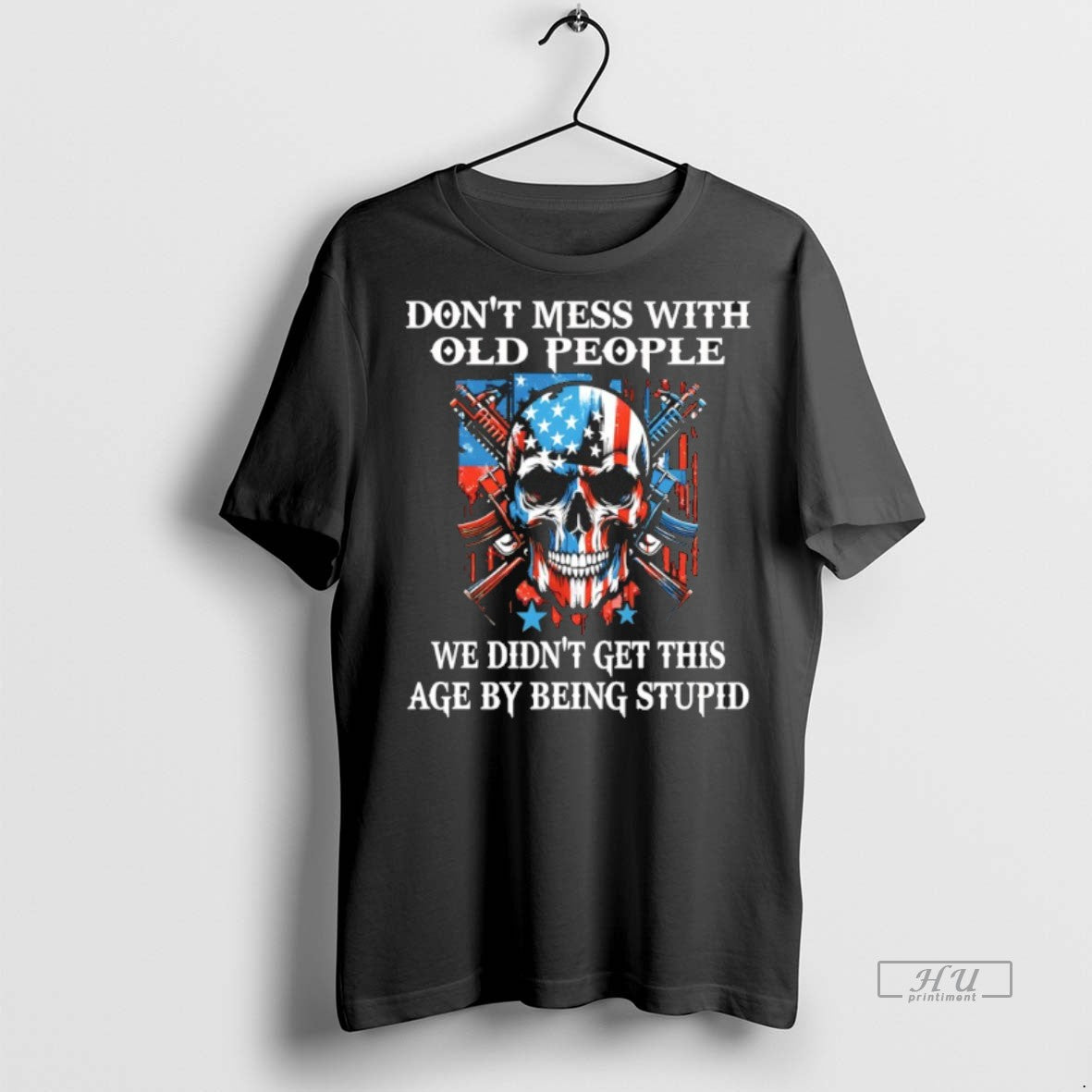 Officials Skull With Gun Dont Mess With Old People We Didnt Get This Age By
