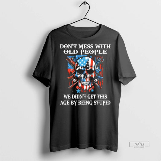 Officials Skull With Gun Dont Mess With Old People We Didnt Get This Age By