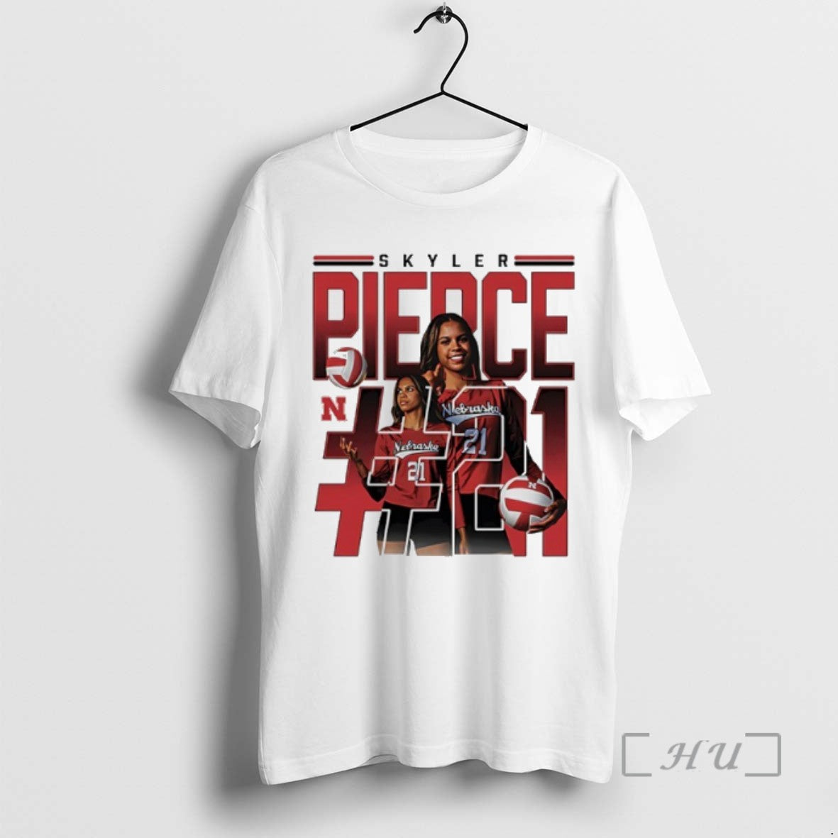 Officials Skyler Pierce 21 Nebraska Womens Volleyball Graphic