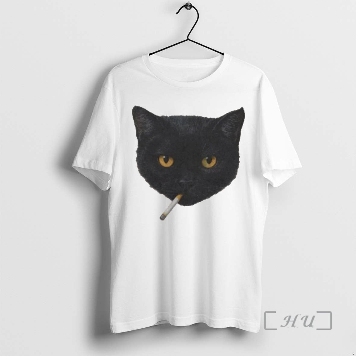 Officials Smoking Black Cat T Shirt Sweater