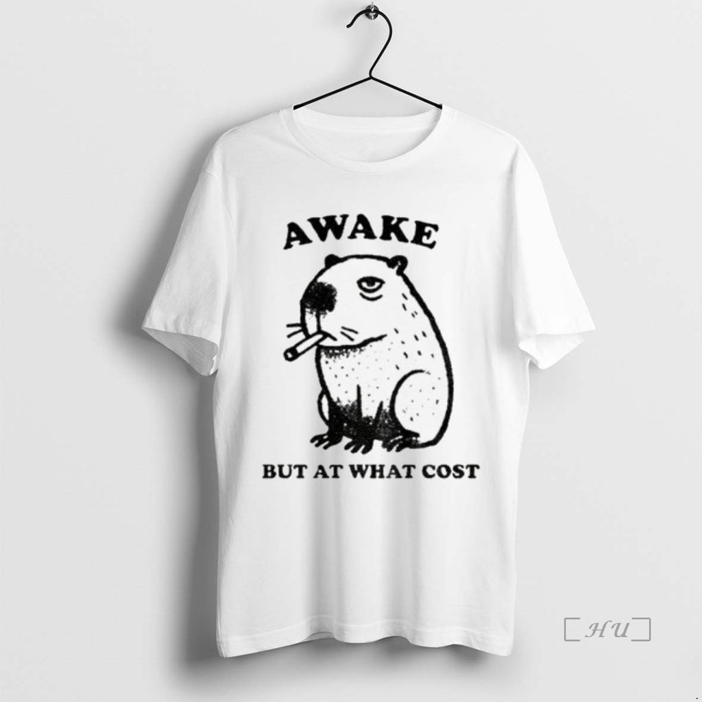 Officials Smoking Capybara Waffle But At What Cost Premium T Shirt Sweater