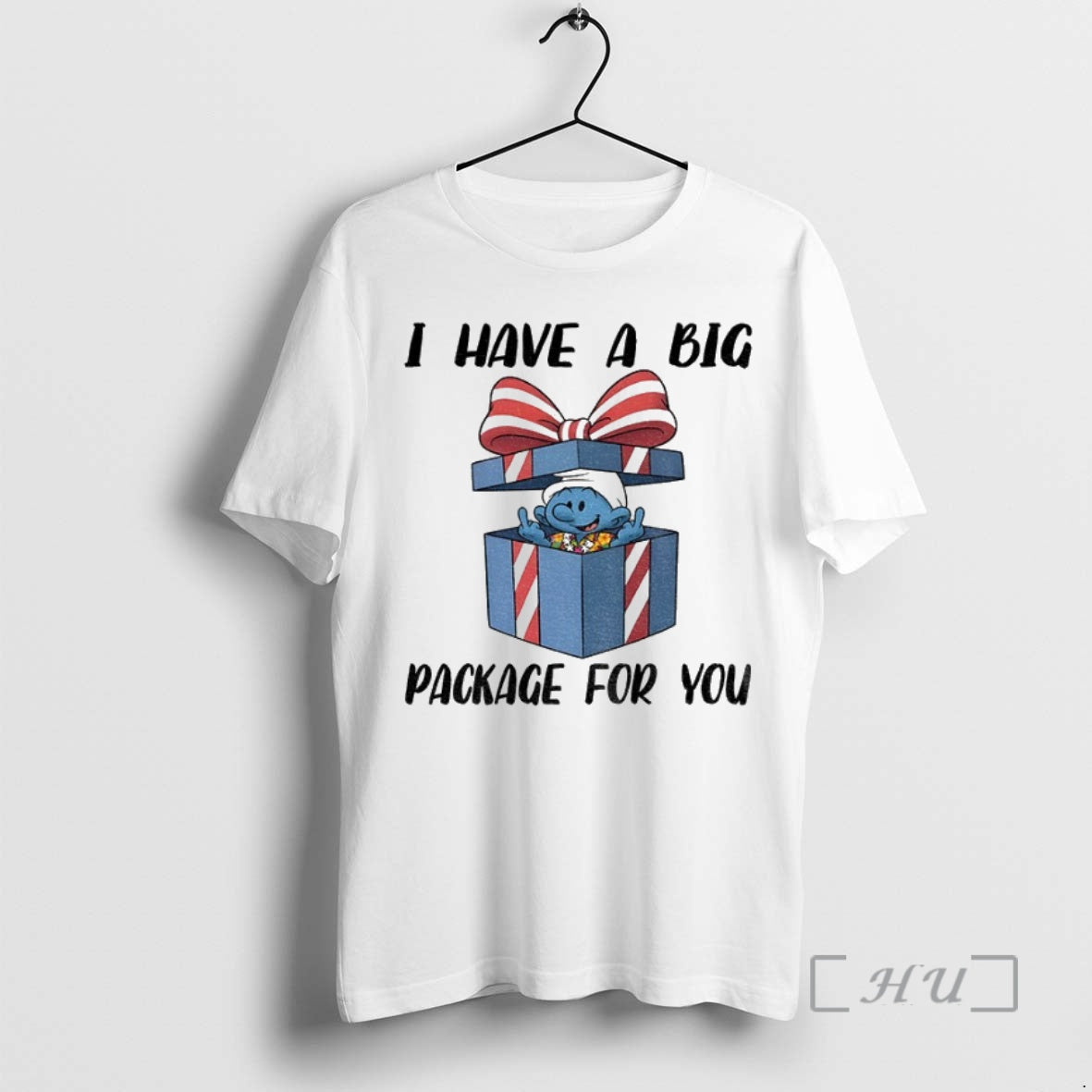 Officials Smurfs Middle Finger I Have A Big Package For You Merry Christmas