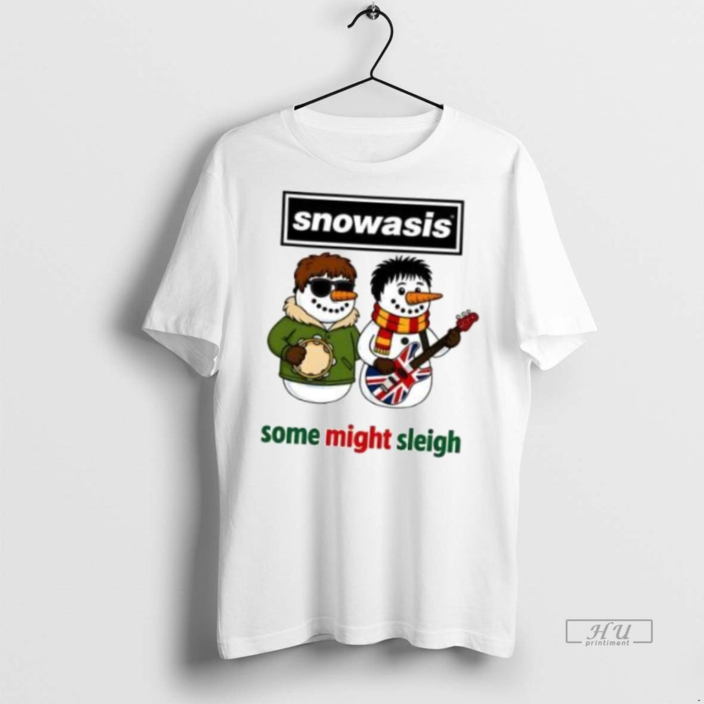 Officials Snowasis Some Might Sleigh Brothers Music Christmas 2025 Premium Tee Shirt Sweater