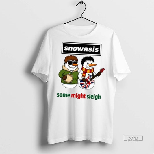 Officials Snowasis Some Might Sleigh Brothers Music Christmas 2025 Premium Tee Shirt Sweater