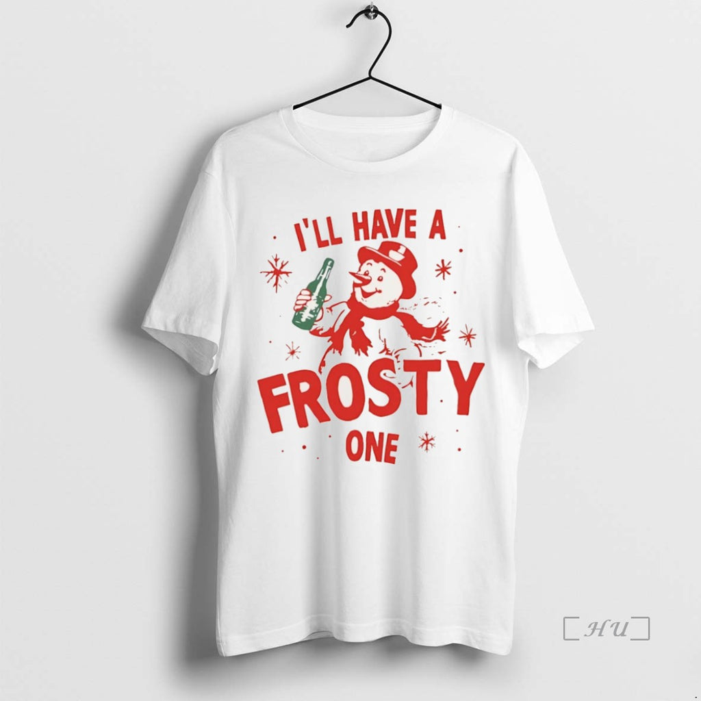 Officials Snowman Ill Have A Frosty One Christmas Christmas Premium T Shirt Sweater