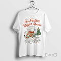 Officials So Festive Right Meow Funny Cat Christmas Santa Holiday Premium T Shirt Sweater