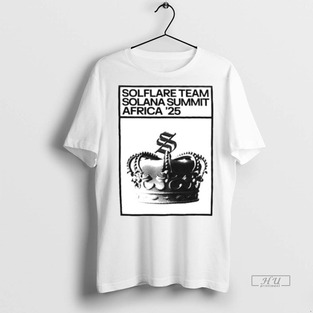Officials Solflare Team Solana Summit Africa 25 Ornaments Premium Tee Shirt Sweater