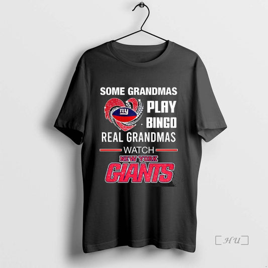 Officials Some Grandmas Play Bingo Real Grandmas Watch New York Giants Football Lover Premium
