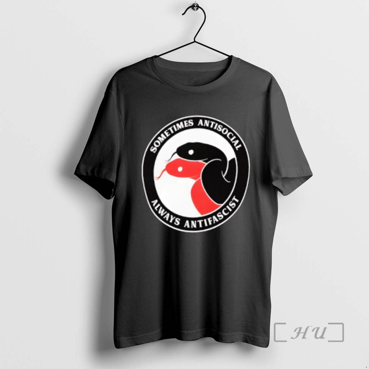 Officials Sometimes Antisocial Always Antifascist Snakes Tee Shirt Sweater