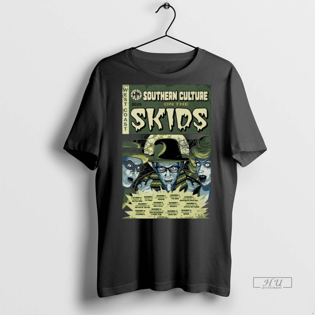 Officials Southern Culture On The Skids Tour November 2025 West Coast Tee Shirt Sweater