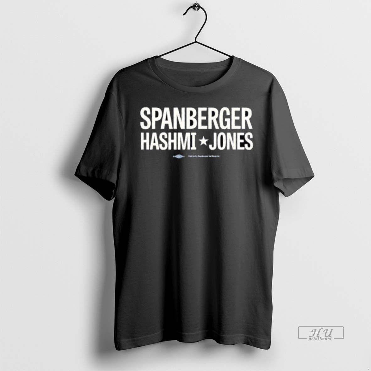 Officials Spanberger Hashmi Jones Paid For By Spanberger For Congress Tee Shirt Sweater