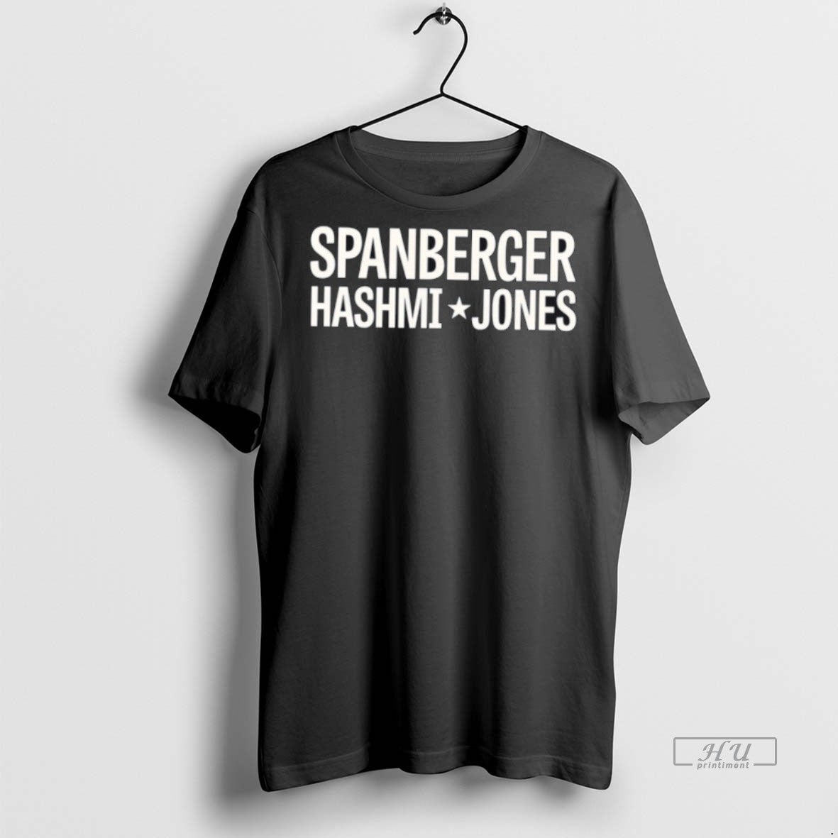 Officials Spanberger Hashmi Jones Logo Graphic Tee Shirt Sweater