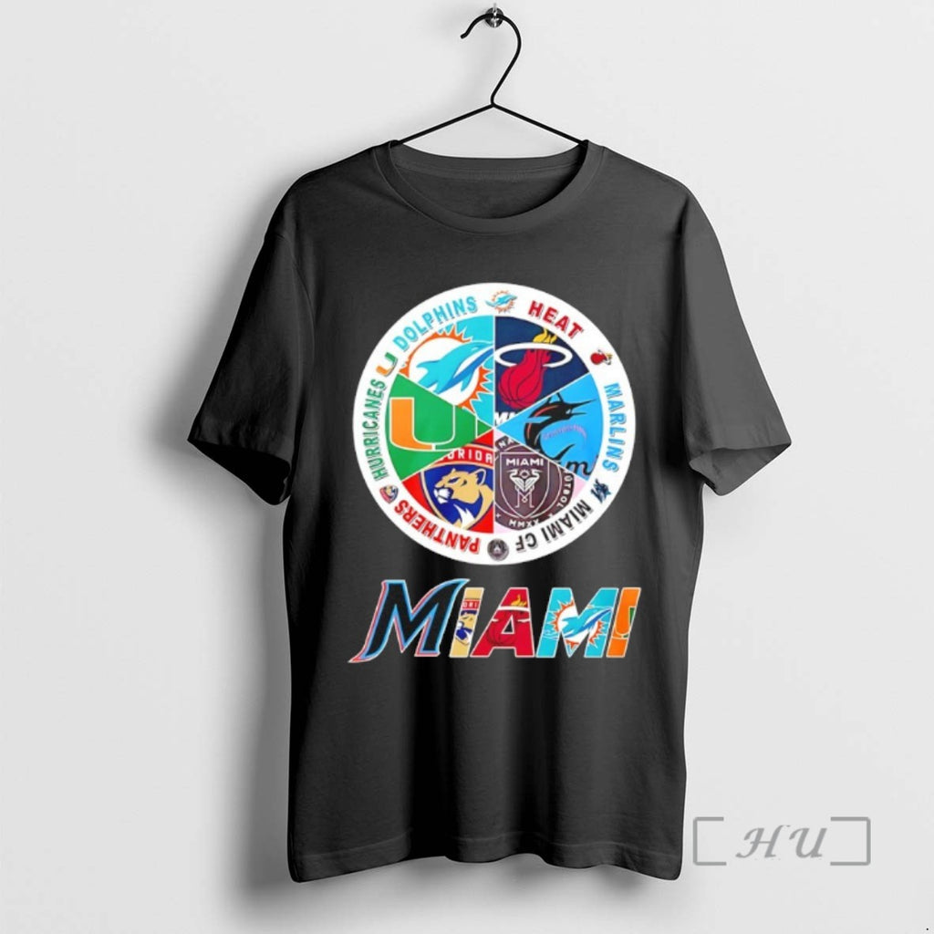 Officials Sports In Miami Dolphins Heat Marlins Miami Fc Panthers And Hurricanes T Shirts Sweater