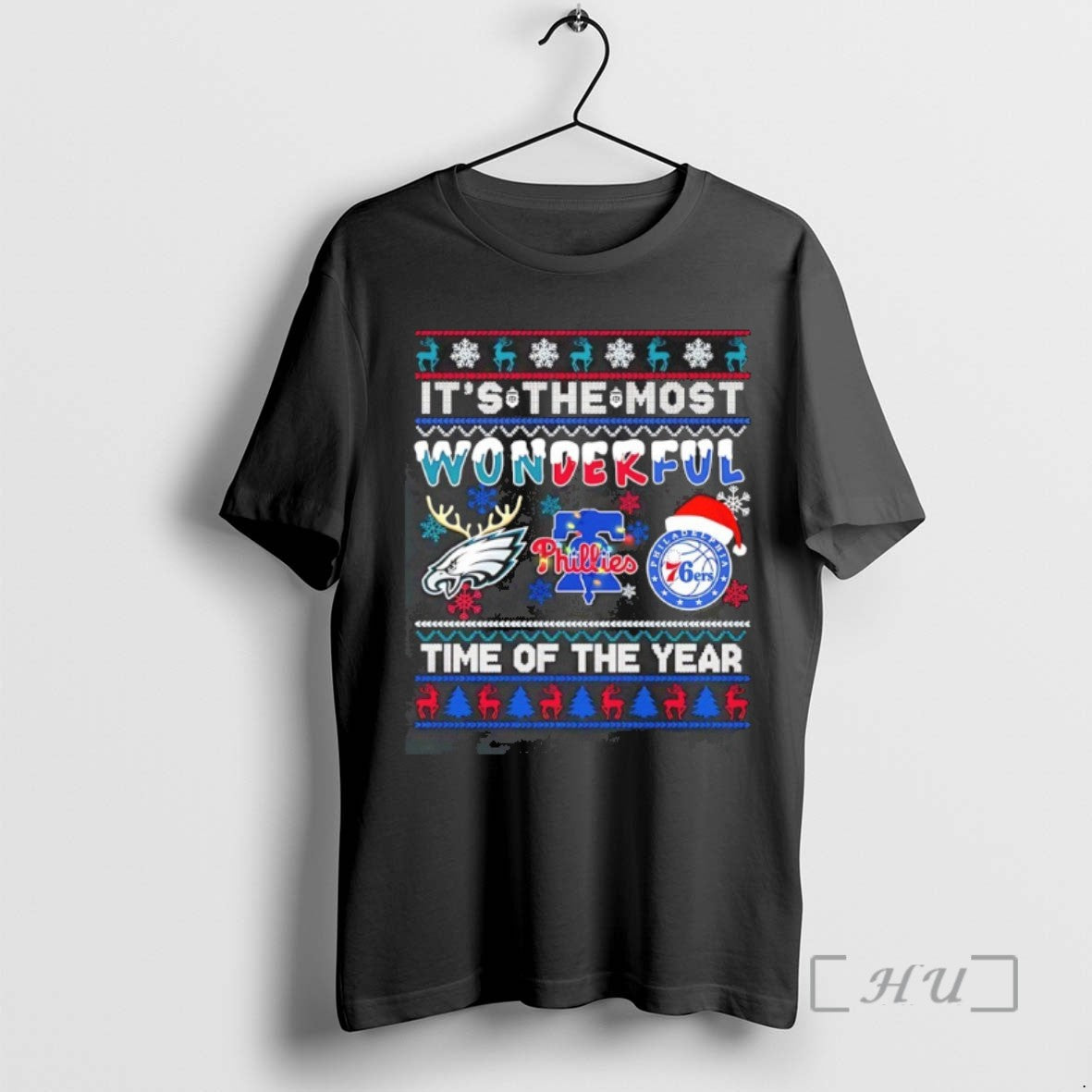 Officials Sports In Philadelphia Christmas Its The Most Wonderfull Time Of The Year T Shirts