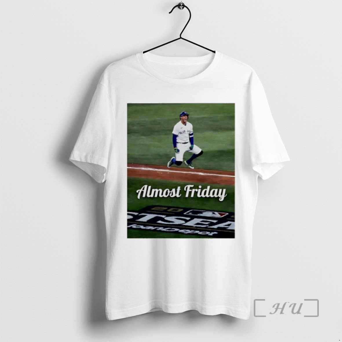 Officials Springer Jump George Springer Toronto Blue Jays Almost Friday T Shirt Sweater