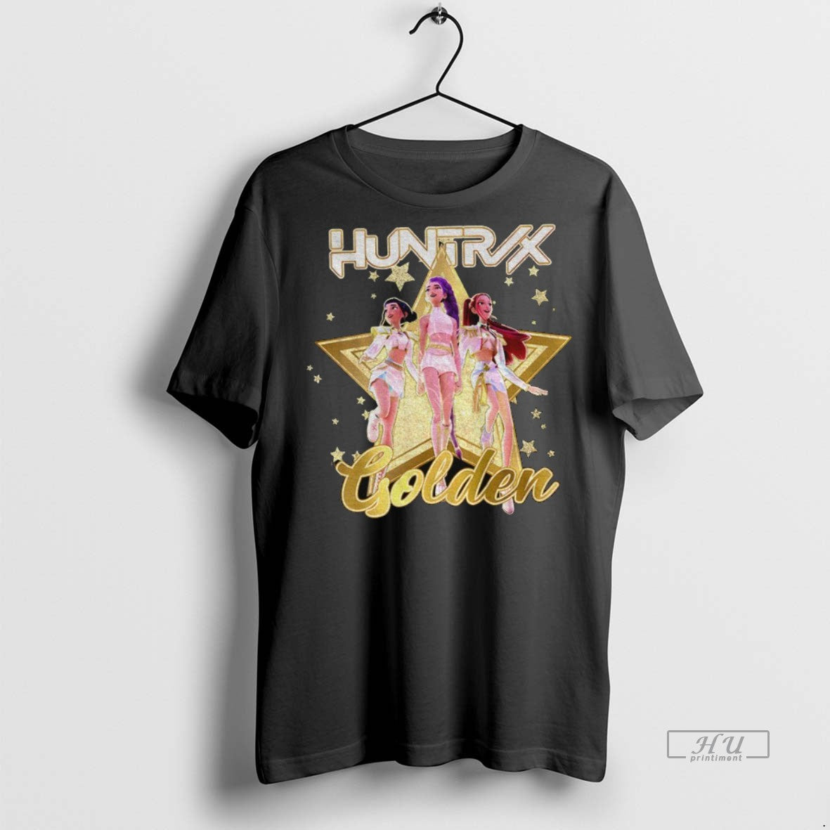 Officials Star Kpop Demon Hunters Huntrix Golden Premium Tee Shirt Sweater