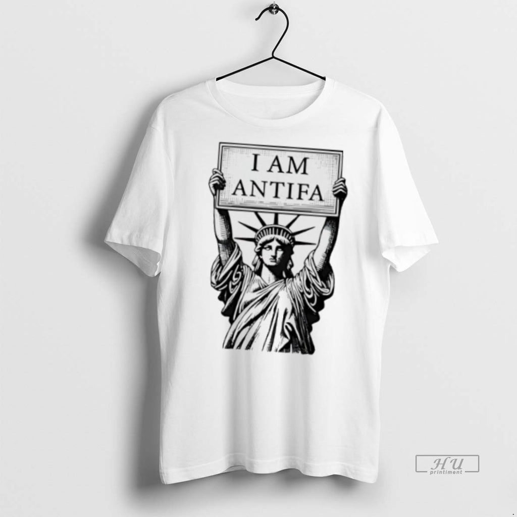 Officials Statue Of Liberty I Am Antifa Tee Shirt Sweater