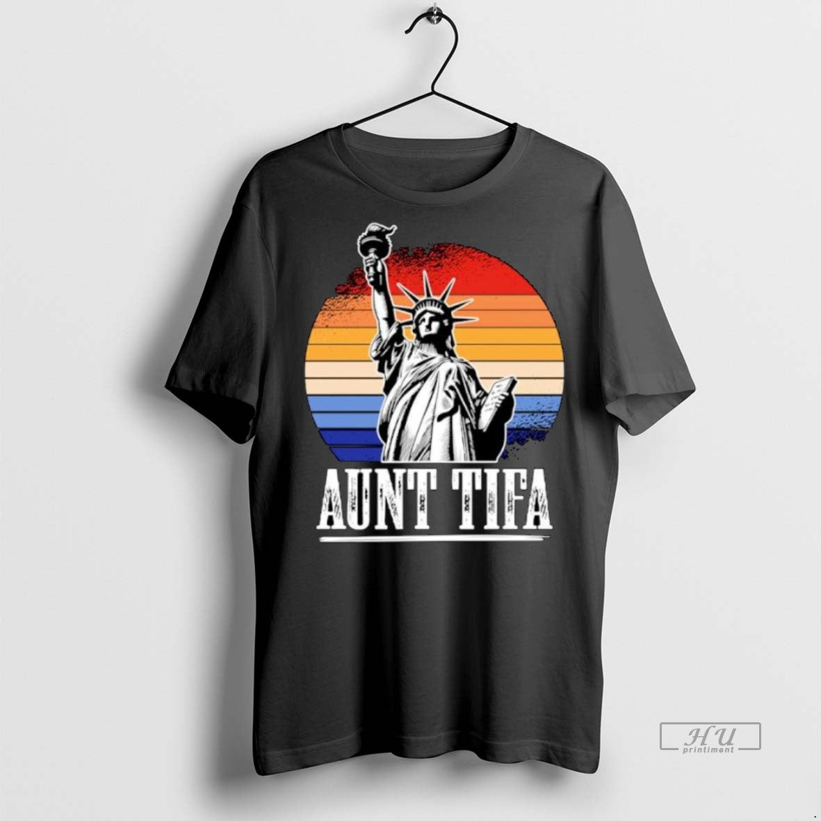 Officials Statue Of Liberty Aunt Tifa Vintage Ornaments Premium Tee Shirt Sweater