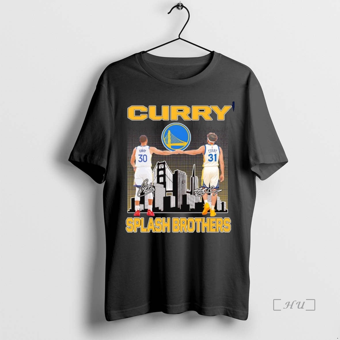 Officials Stephen Curry And Seth Curry Splash Brothers Skyline Premium T Shirt Sweater