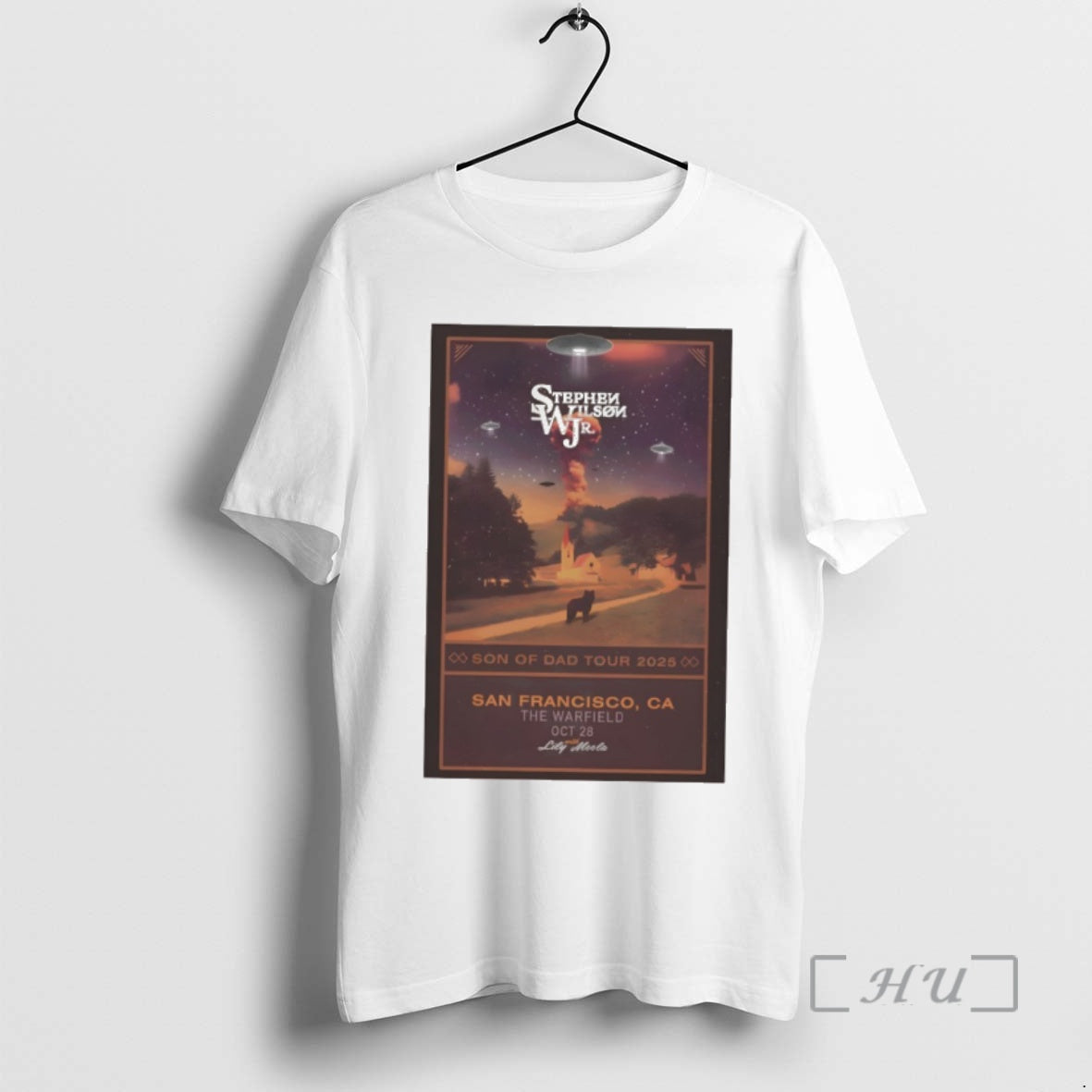Officials Stephen Wilson Jr Oct 28 2025 The Warfield San Francisco Tour T Shirt Sweater